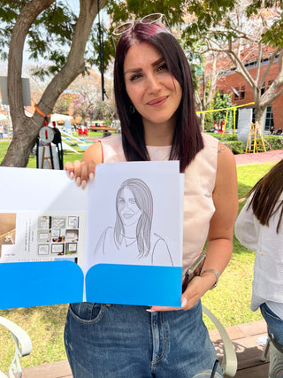 ציור בלייב – פורטרט אישי