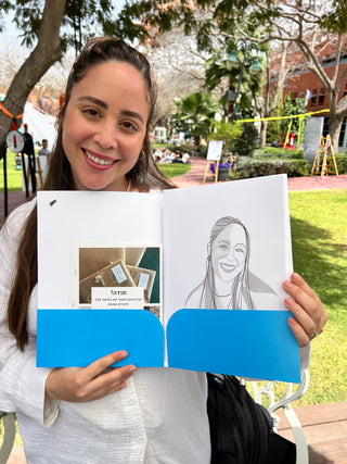 ציור בלייב – פורטרט אישי