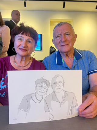 ציור זוגי בלייב